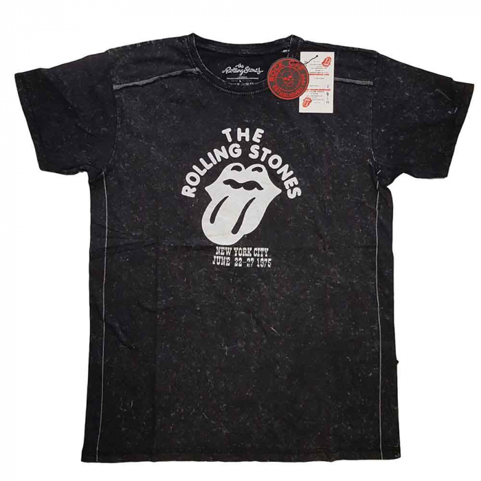 The Rolling Stones Unisex T-Shirt: NYC '75 (Wash Collection) [1]