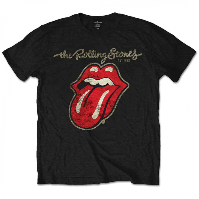 The Rolling Stones Unisex T-Shirt: Plastered Tongue [1]