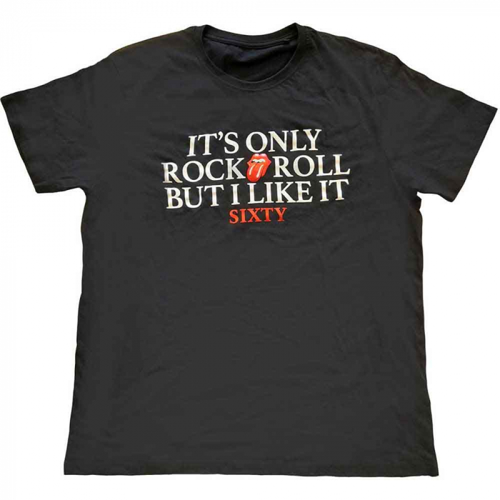 The Rolling Stones Unisex T-Shirt: Sixty It's only R&R but I like it (Foiled) [1]