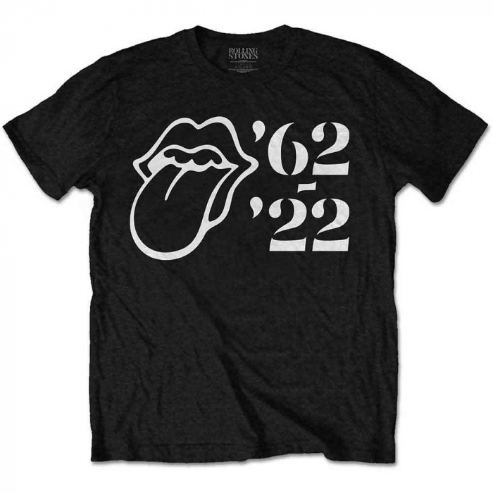 The Rolling Stones Unisex T-Shirt: Sixty Outline '62 - '22 [1]