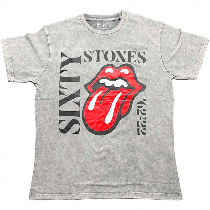 The Rolling Stones Unisex T-Shirt: Sixty Vertical (Wash Collection) [1]