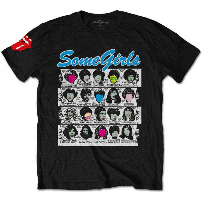 The Rolling Stones Unisex T-Shirt: Some Girls Album (Sleeve Print) [1]