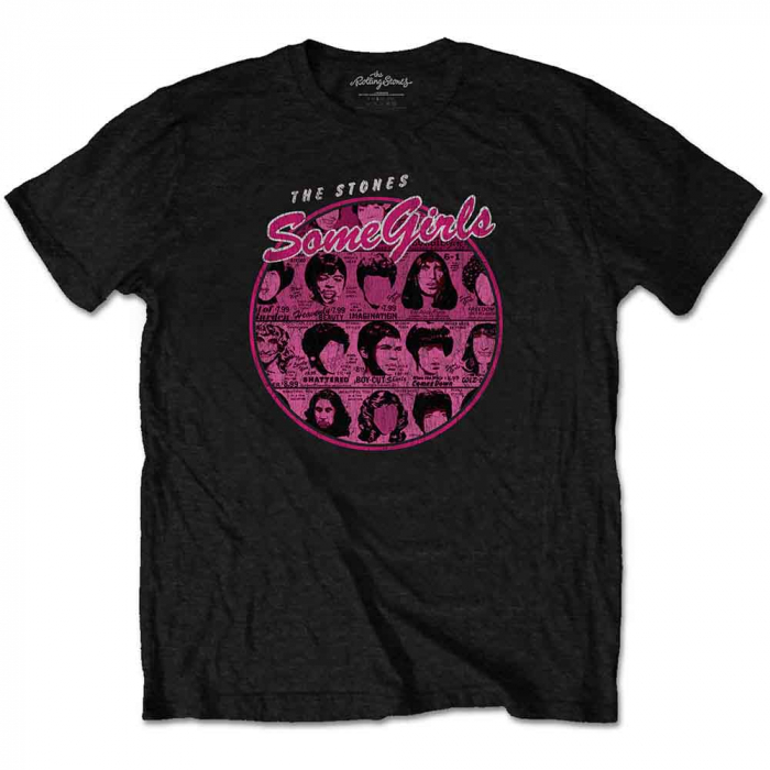 The Rolling Stones Unisex T-Shirt: Some Girls Circle Version 1 [1]