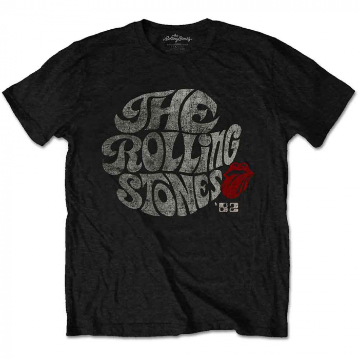 The Rolling Stones Unisex T-Shirt: Swirl Logo '82 (Eco-Friendly) [1]