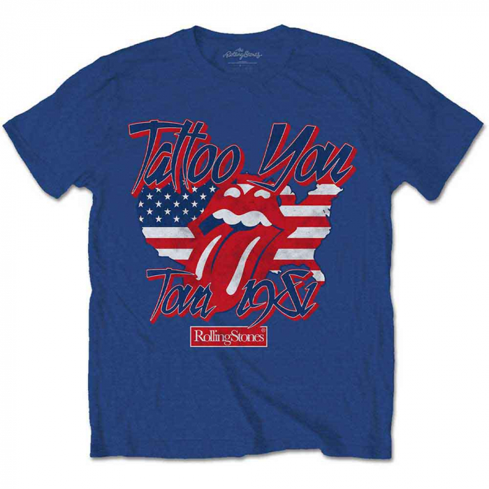 The Rolling Stones Unisex T-Shirt: Tattoo You Americana [1]
