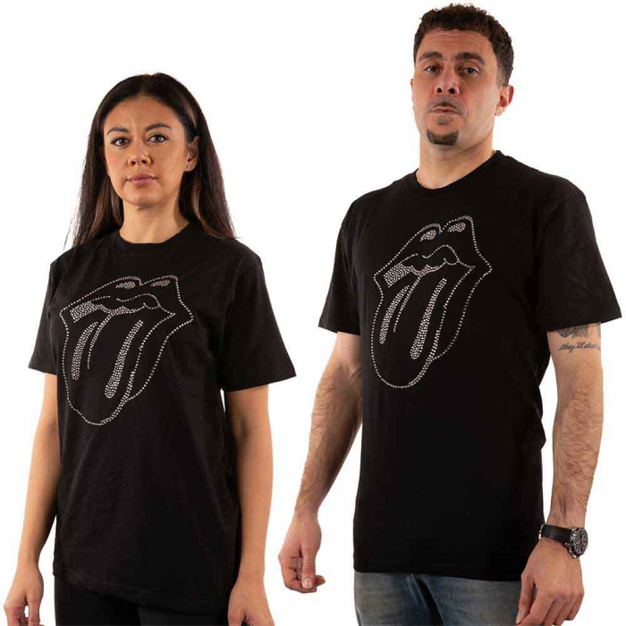 The Rolling Stones Unisex T-Shirt: Tongue (Embellished) [1]