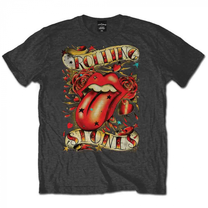 The Rolling Stones Unisex T-Shirt: Tongues & Stars [1]
