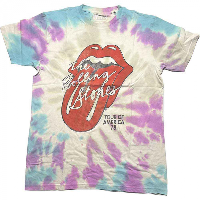 The Rolling Stones Unisex T-Shirt: Tour of USA '78 (Wash Collection) [1]