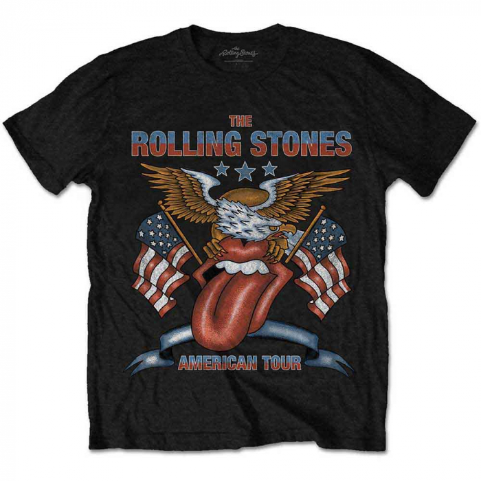 The Rolling Stones Unisex T-Shirt: USA Tour Eagle [1]