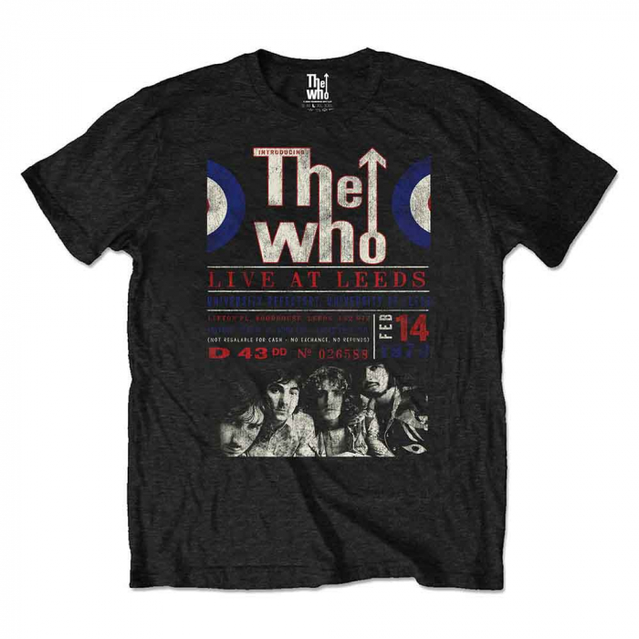 The Who Unisex T-Shirt: Live At Leeds '70 (Eco-Friendly) [1]