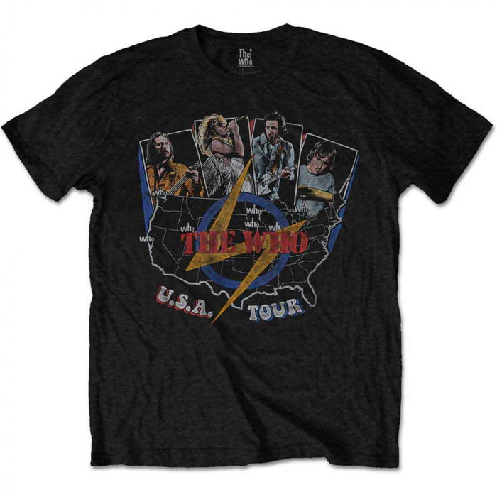 The Who Unisex T-Shirt: USA Tour Vintage [1]