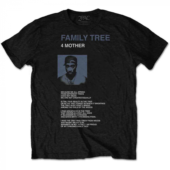 Tupac Unisex T-Shirt: Family Tree [1]
