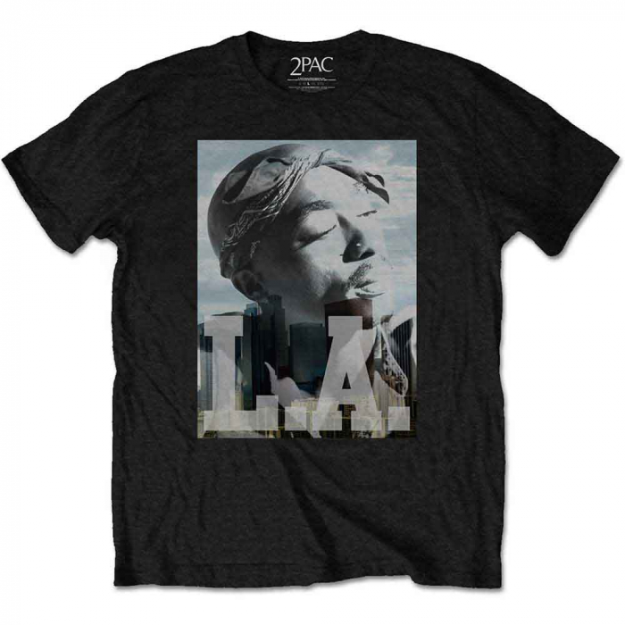 Tupac Unisex T-Shirt: LA Skyline [1]