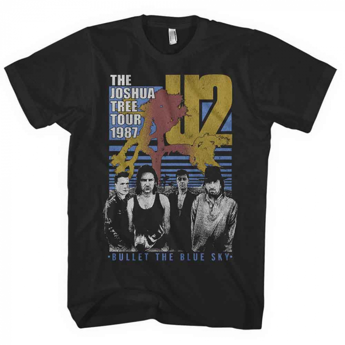 U2 Unisex T-Shirt: Bullet The Blue Sky [1]