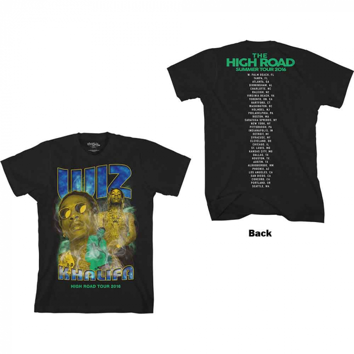 Wiz Khalifa Unisex T-Shirt: 90's (Back Print) [1]