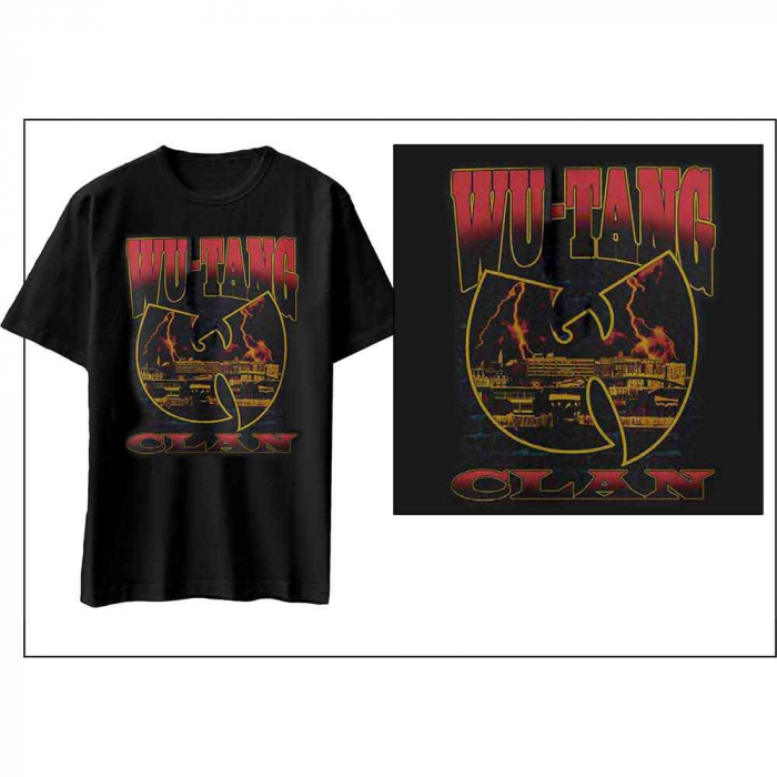 Wu-Tang Clan Unisex T-Shirt: Lightning Infill W [1]