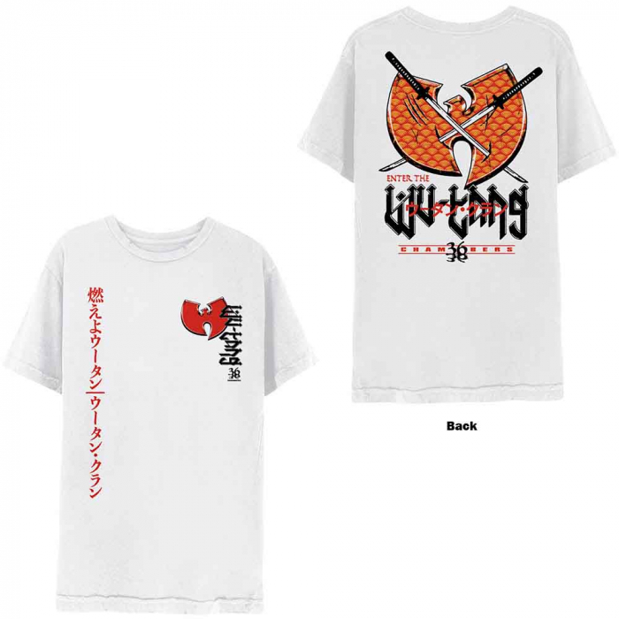 Wu-Tang Clan Unisex T-Shirt: Swords (Back Print) [1]