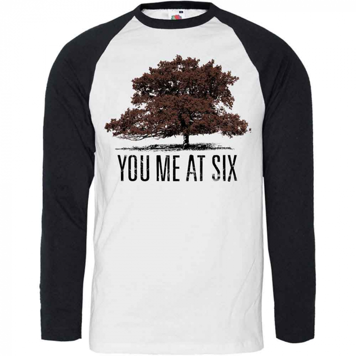 You Me At Six Unisex Raglan T-Shirt: Tree [1]