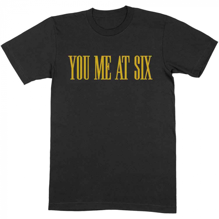 You Me At Six Unisex T-Shirt: Yellow Text [1]