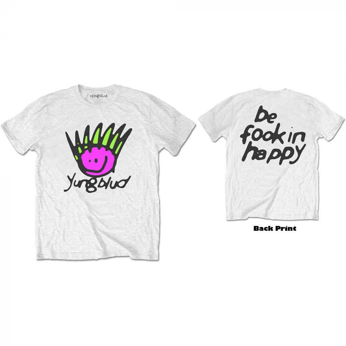 Yungblud Unisex T-Shirt: Face (Back Print) [1]