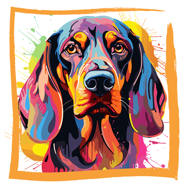 Tricou Black and Tan Coonhound [2]
