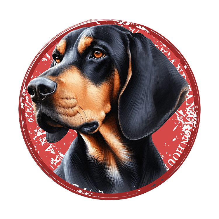 Tricou Black and Tan Coonhound [2]