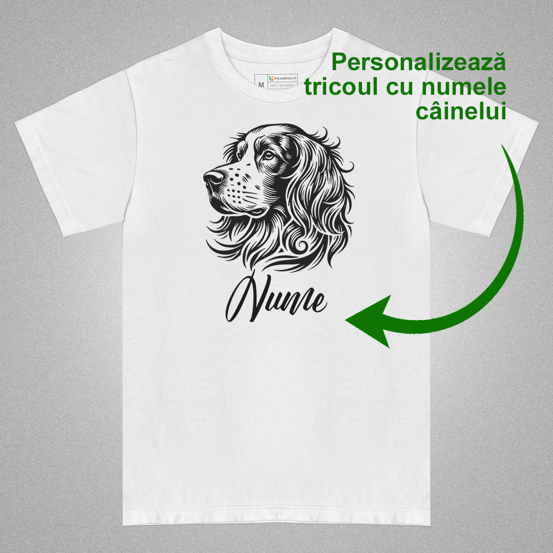 Tricou Irish Red and White Setter [2]