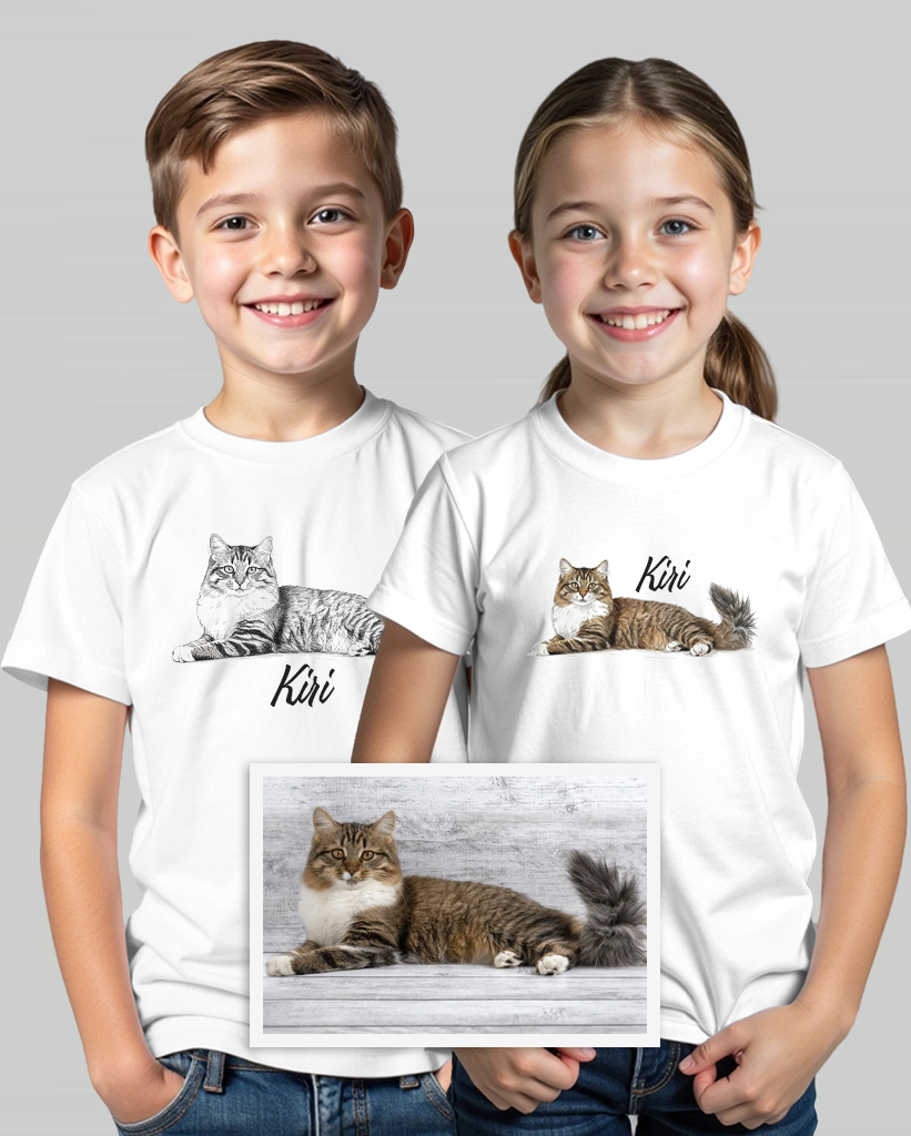 TRICOU PERSONALIZAT PENTRU COPII (MÂNECĂ SCURTĂ) [2]