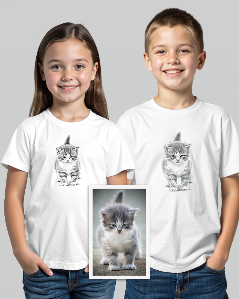 TRICOU PERSONALIZAT PENTRU COPII (MÂNECĂ SCURTĂ) [3]