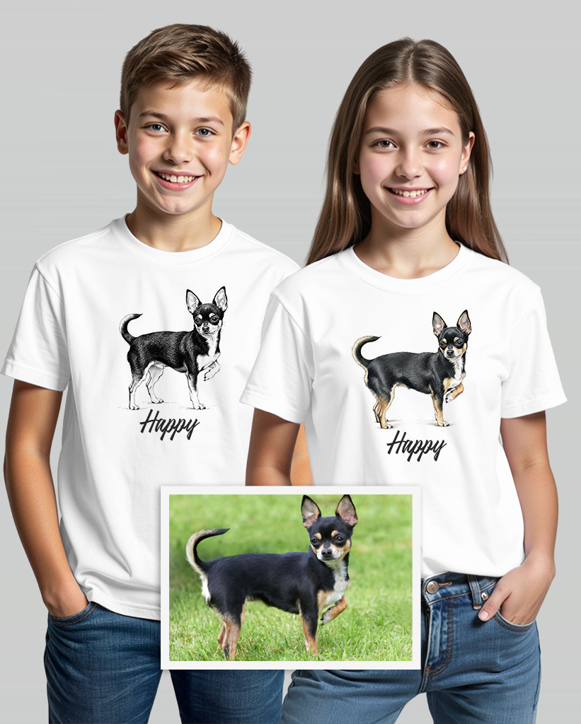 TRICOU PERSONALIZAT PENTRU COPII (MÂNECĂ SCURTĂ) [4]