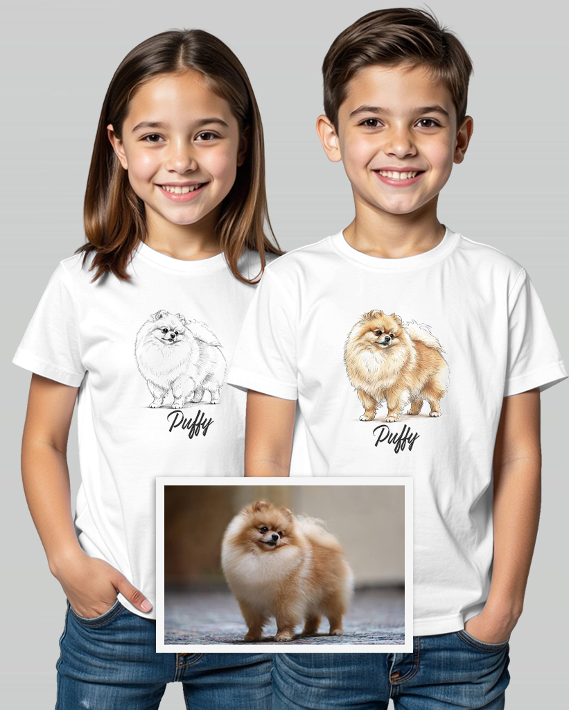 TRICOU PERSONALIZAT PENTRU COPII (MÂNECĂ SCURTĂ) [6]