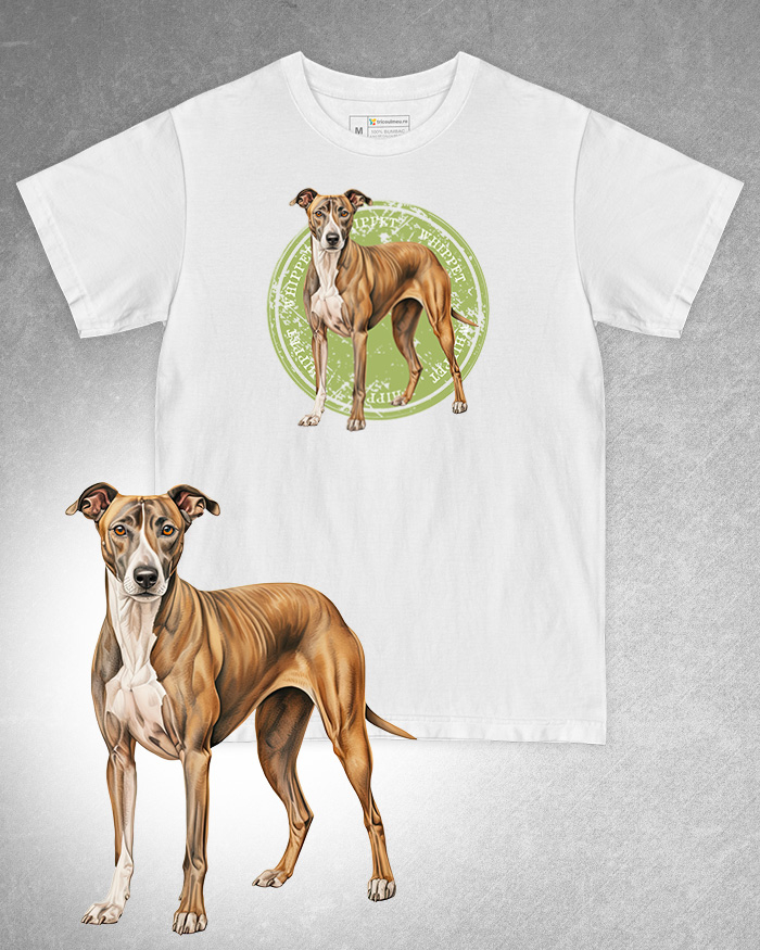 Tricou alb damă. Tricou alb bărbați. Tricou personalizat. Tricou bumbac 100%. Tricou Whippet [1]