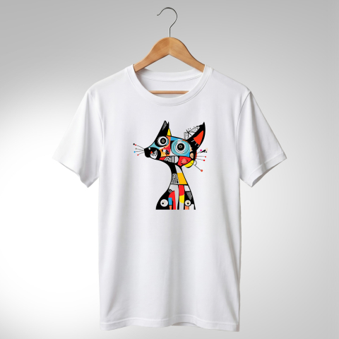 Abstract-Câini - TRICOU ABSTRACT - CĂȚEL