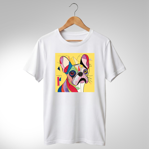 Abstract-Câini - TRICOU ABSTRACT - CĂȚEL