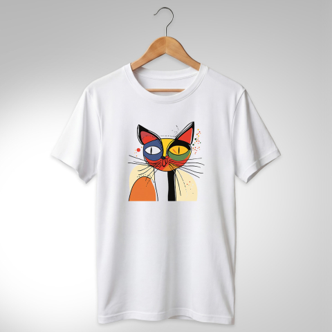 Abstract-Pisici - TRICOU ABSTRACT - PISICĂ