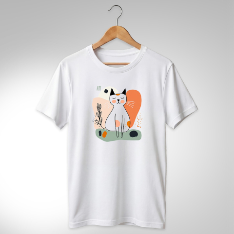 Abstract-Pisici - TRICOU ABSTRACT - PISICĂ