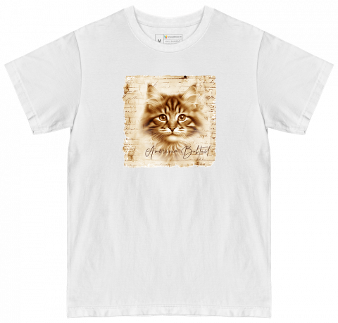 TRICOURI PISICI "VINTAGE" - Tricou American Bobtail