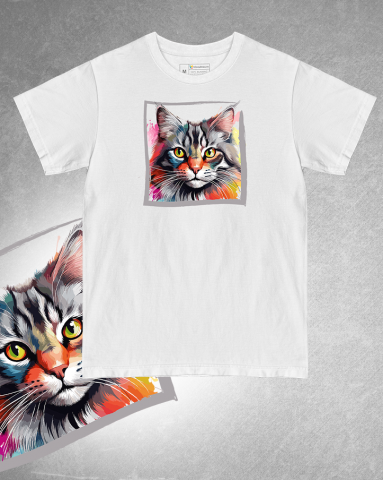 TRICOURI PISICI "COLOURFUL" - Tricou American Bobtail