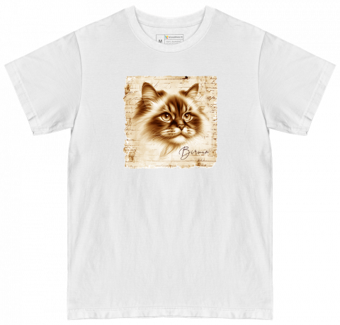TRICOURI PISICI "VINTAGE" - Tricou Birman