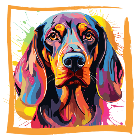 Tricou Black and Tan Coonhound [1]