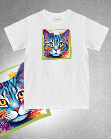 TRICOURI PISICI "COLOURFUL" - Tricou Brazilian Shorthair