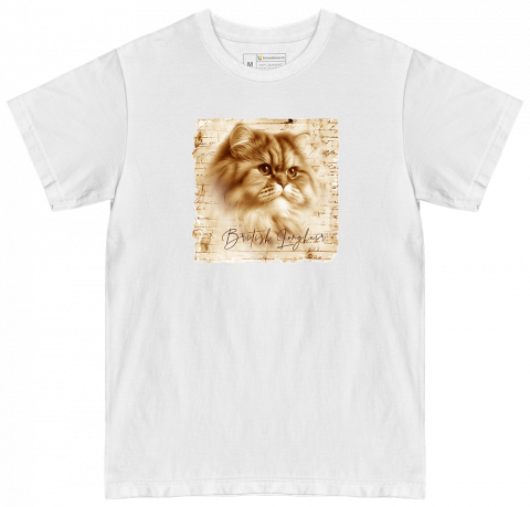 TRICOURI PISICI "VINTAGE" - Tricou British Longhair