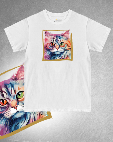 TRICOURI PISICI "COLOURFUL" - Tricou British Longhair