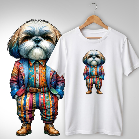 Căței Quirky - TRICOU CĂȚEL QUIRKY