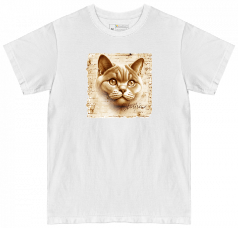 TRICOURI PISICI "VINTAGE" - Tricou Chartreux