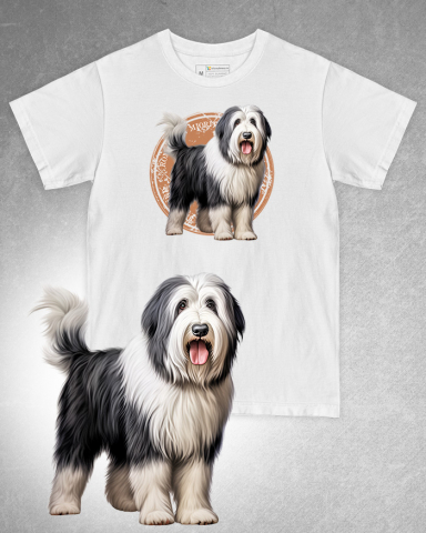 TRICOURI CÂINI - Tricou alb damă. Tricou alb bărbați. Tricou personalizat. Tricou bumbac 100%. Tricou Ciobănesc Mioritic