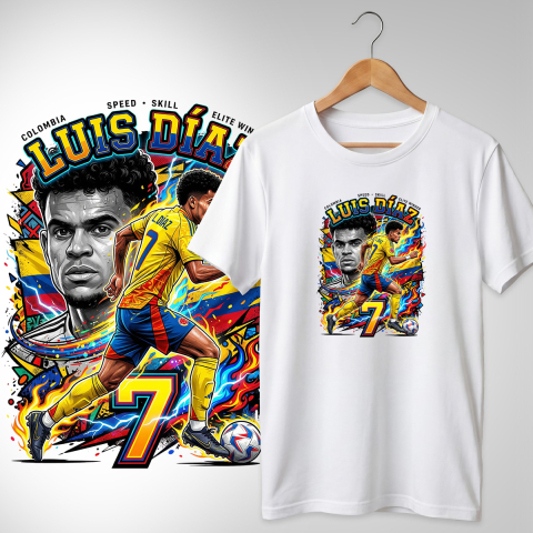 Fotbal 2026 - Tricou Colombia - Luis Diaz