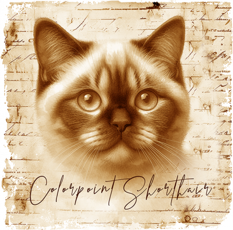 Tricou Colorpoint Shorthair [1]