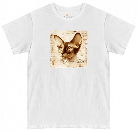 TRICOURI PISICI "VINTAGE" - Tricou Cornish Rex