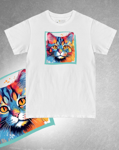 TRICOURI PISICI "COLOURFUL" - Tricou Cyprus